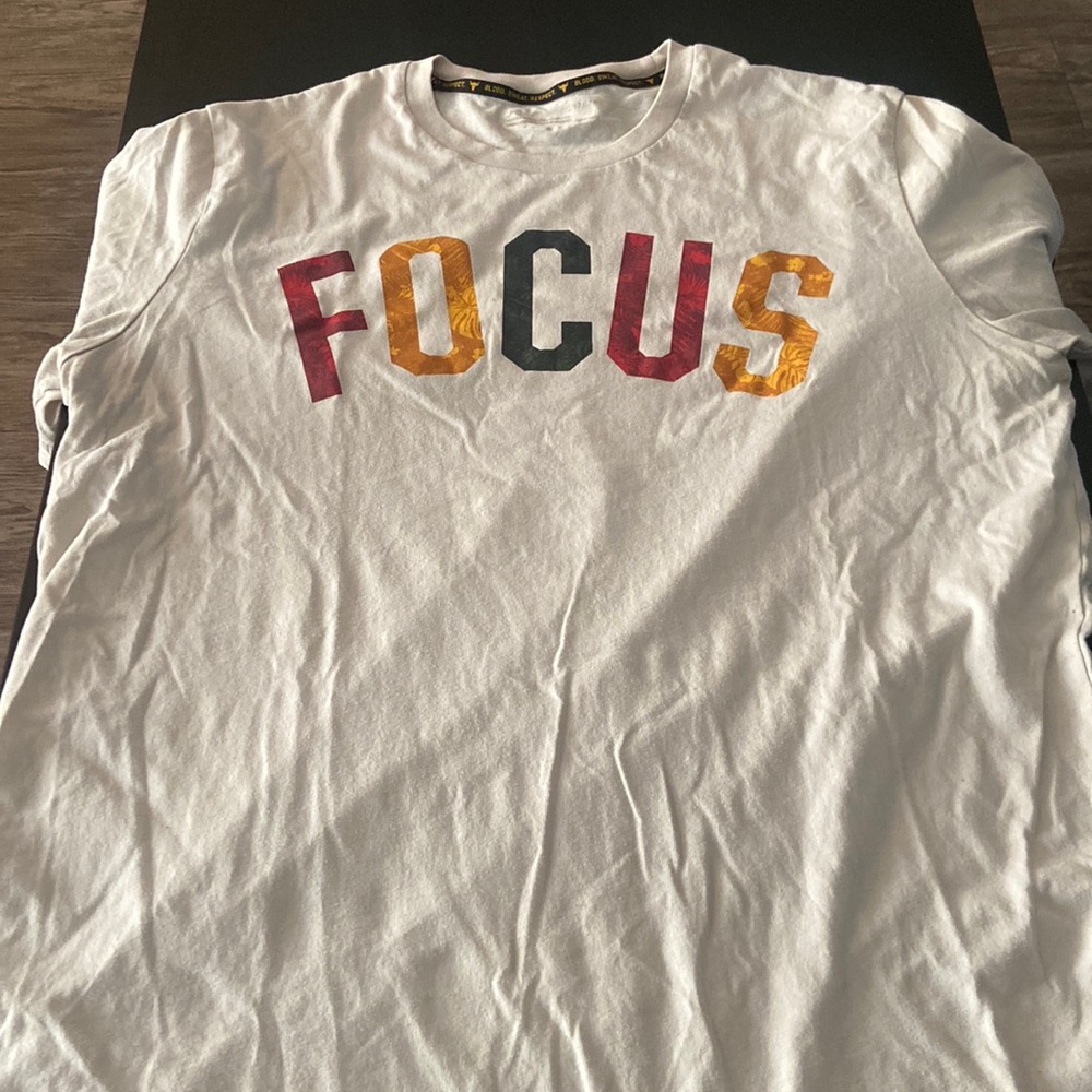 Under Armour; Project Rock FOCUS tee.